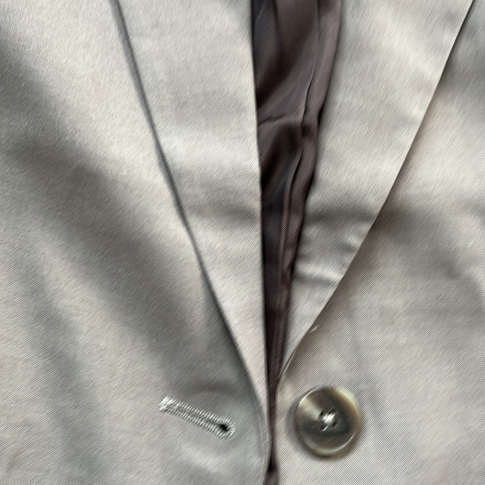 Frank And Oak The Relaxed 2-Button Blazer in Dark Taupe Size XS - Picture 7 of 10